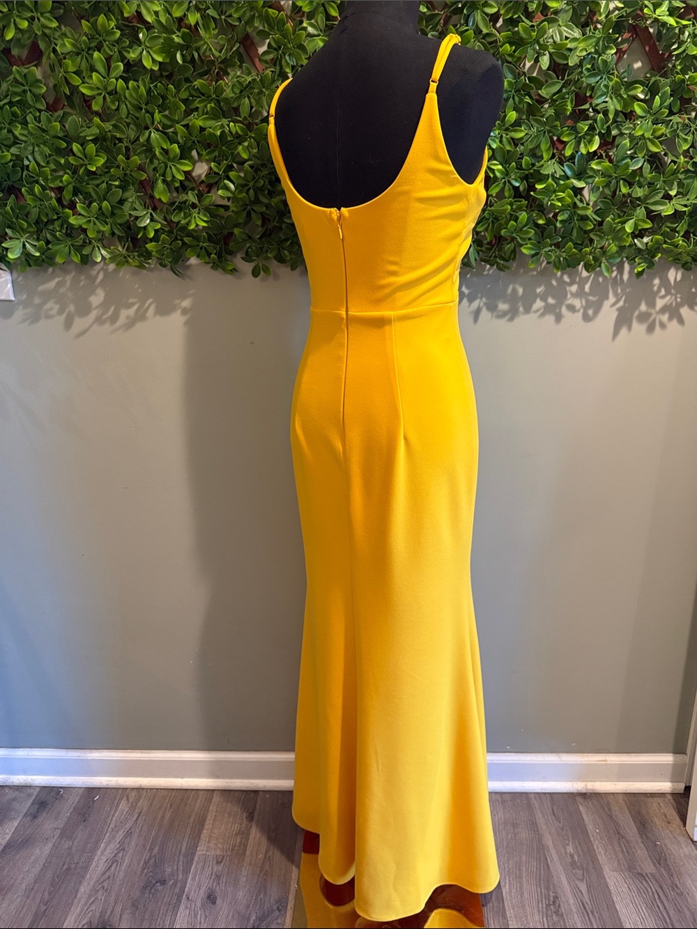 PETITE LENGTH (~5'2) Infinite Glory Golden Yellow Maxi Dress - Picture 12 of 16